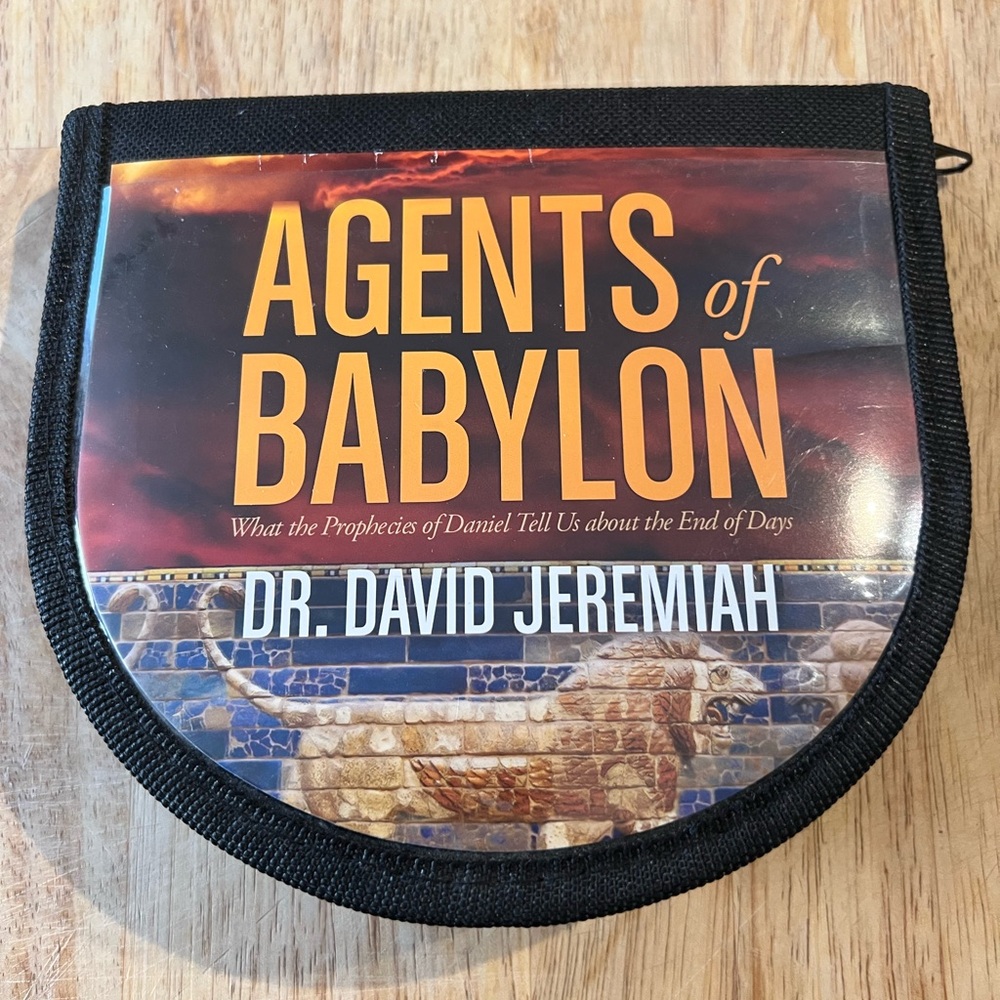 Agents of Babylon 12 CD set by Dr. David Jeremiah - like new